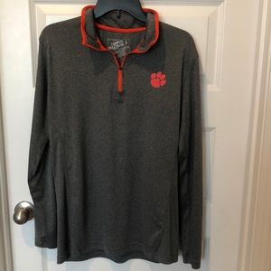 Clemson lightweight half zip